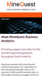 Mobile Screenshot of minequest.com