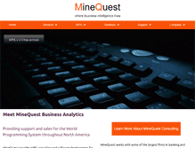 Tablet Screenshot of minequest.com